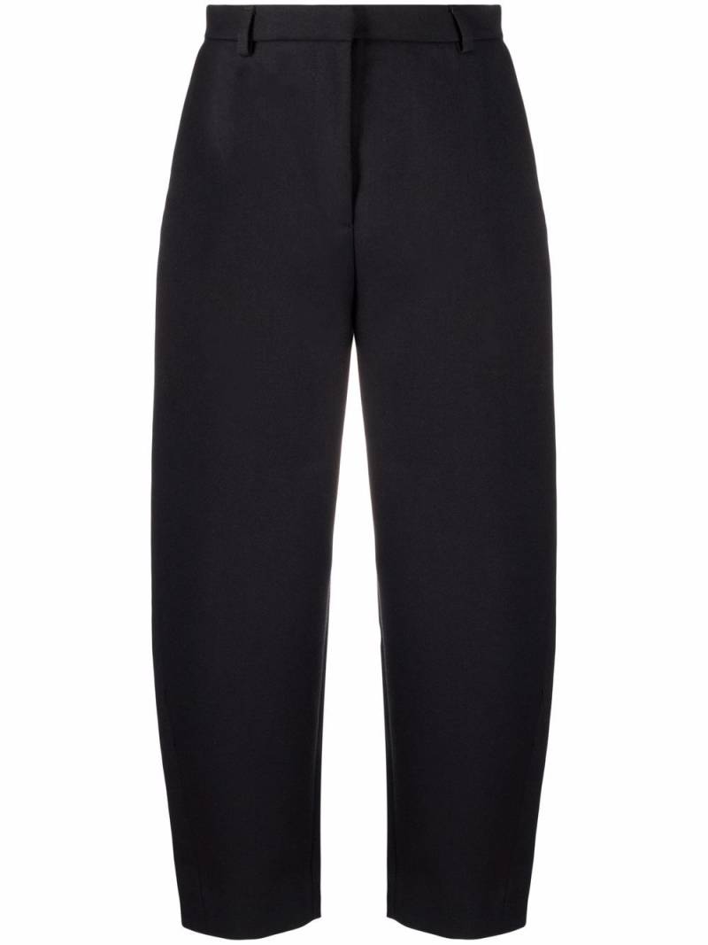 TOTEME balloon-leg cropped tailored trousers - Black von TOTEME