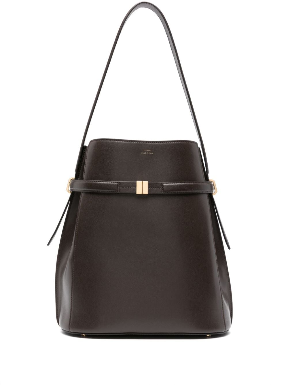 TOTEME belted bucket bag - Brown von TOTEME