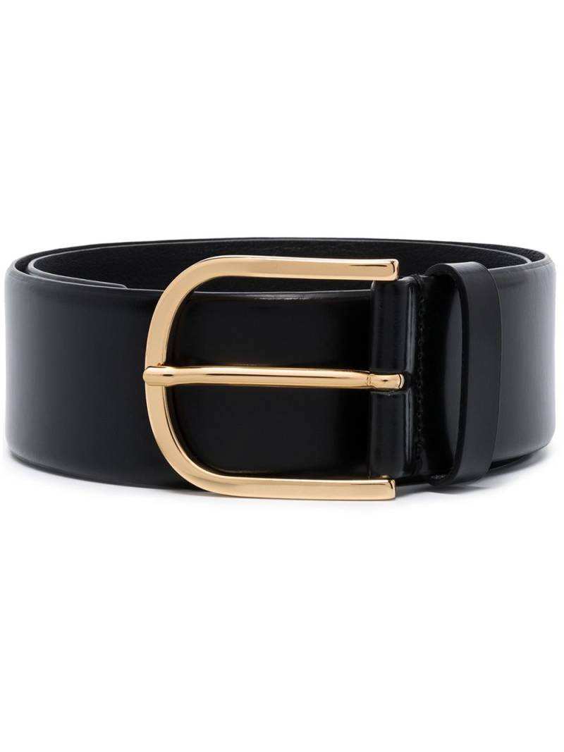 TOTEME buckle-fastening leather belt - Black von TOTEME