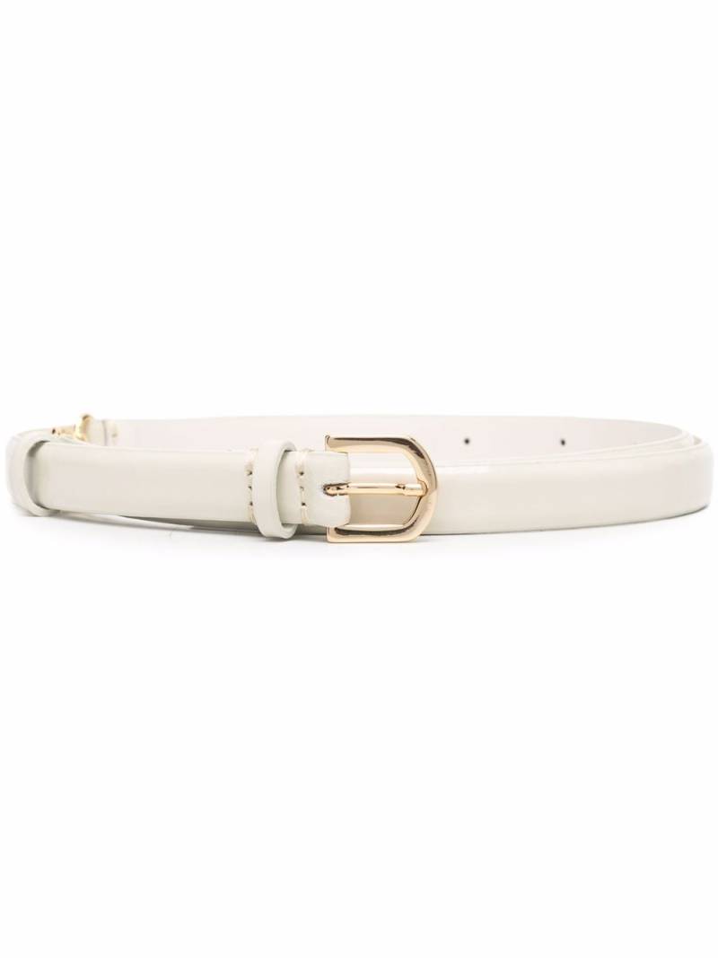 TOTEME buckled leather belt - Neutrals von TOTEME