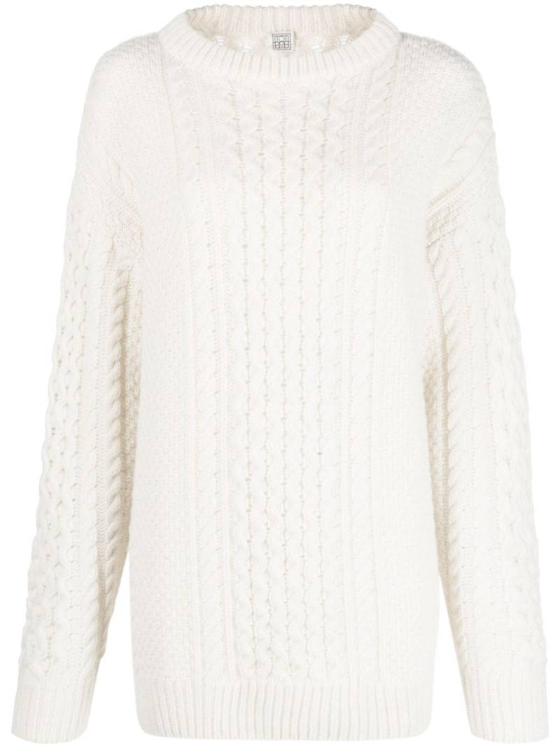 TOTEME cable-knit jumper - Neutrals von TOTEME