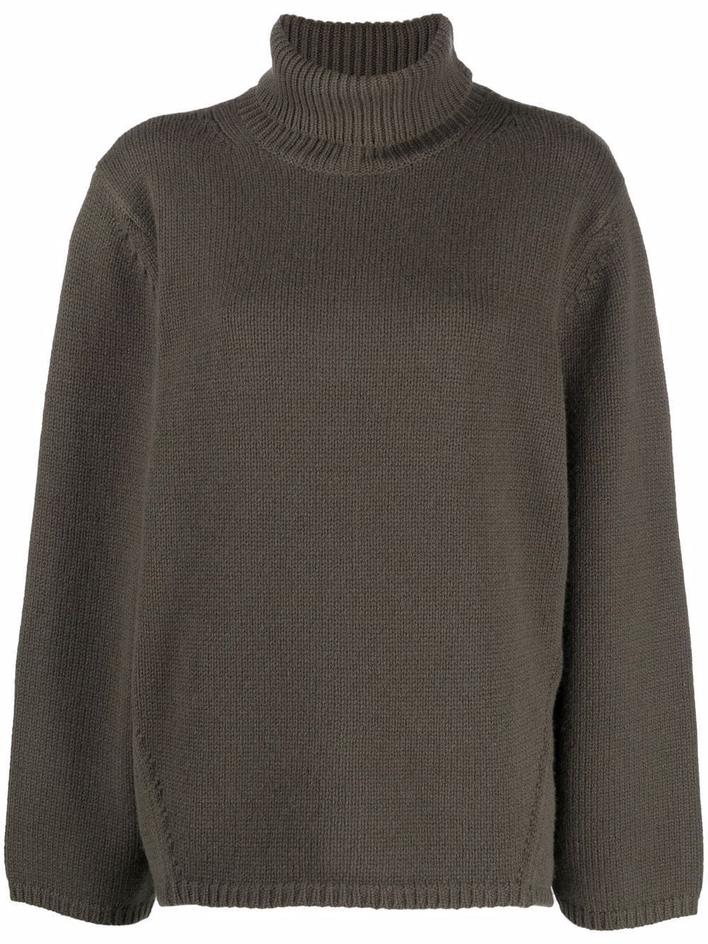 TOTEME chunky-knit roll neck jumper - Green von TOTEME