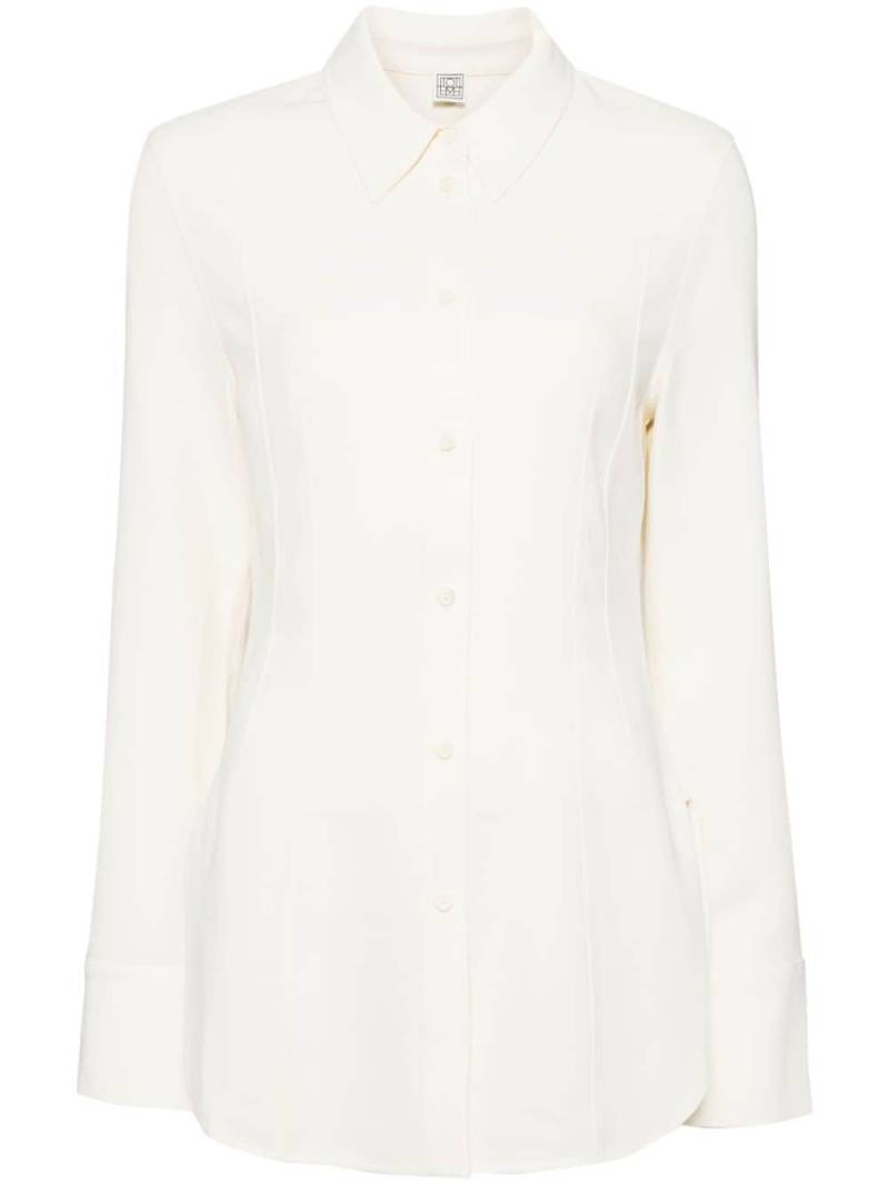 TOTEME classic collar shirt - Neutrals von TOTEME