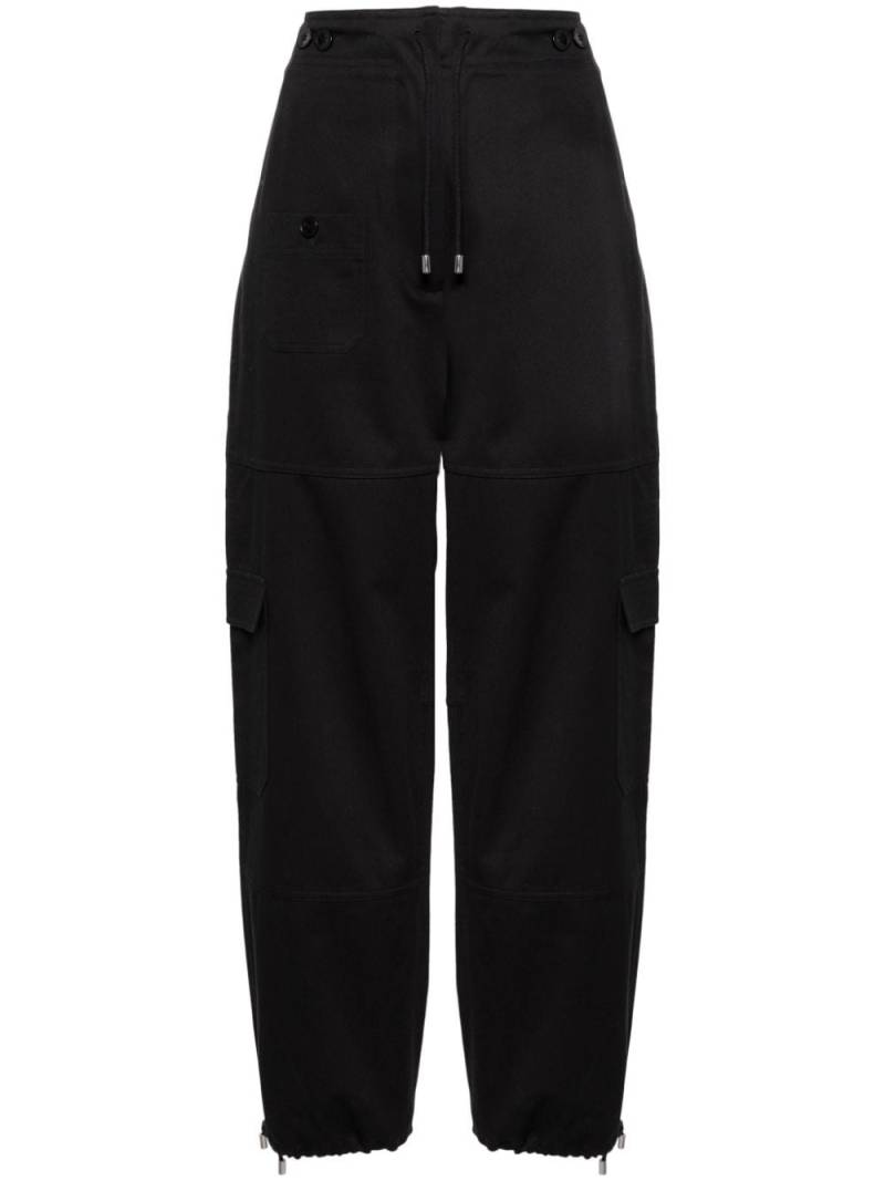 TOTEME cotton cargo trousers - Black von TOTEME