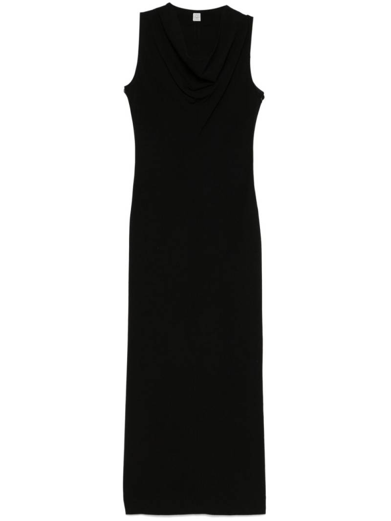 TOTEME cowl-neck maxi dress - Black von TOTEME