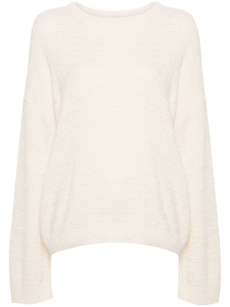 TOTEME crew-neck drop-shoulder jumper - Neutrals von TOTEME