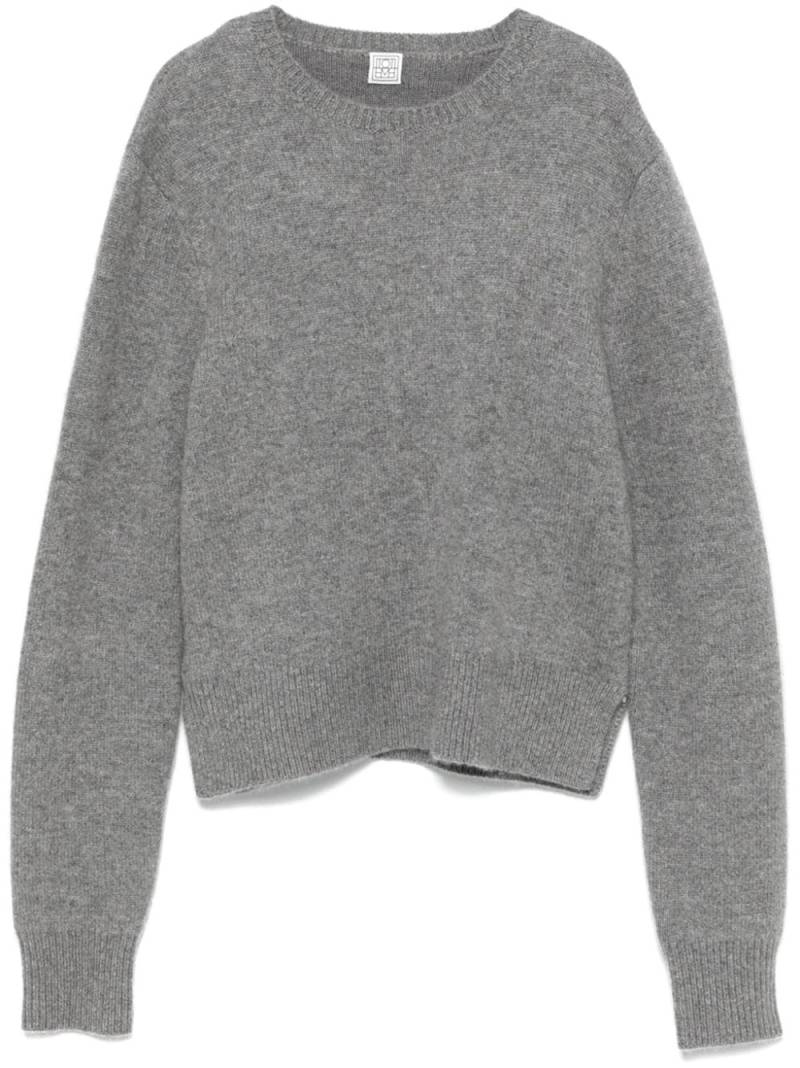 TOTEME cropped sweater - Grey von TOTEME