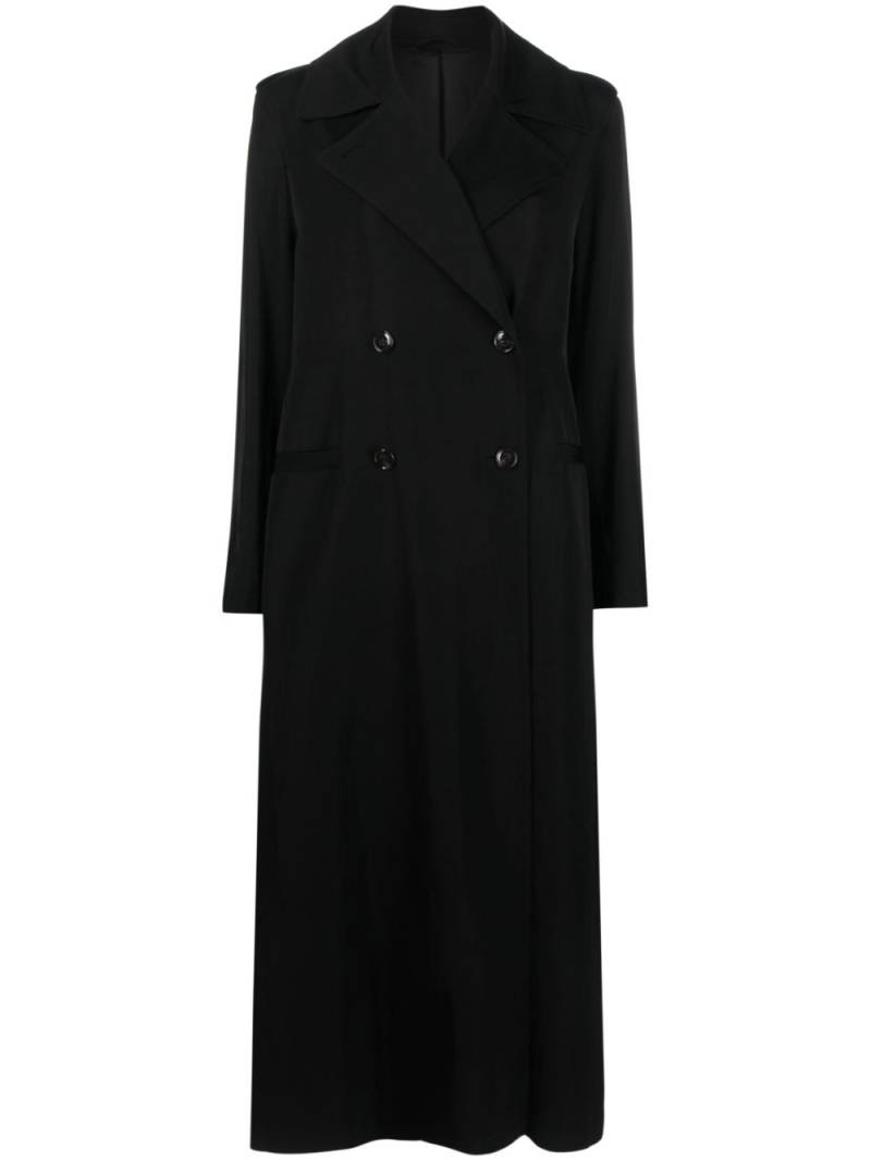 TOTEME double-breasted coat - Black von TOTEME