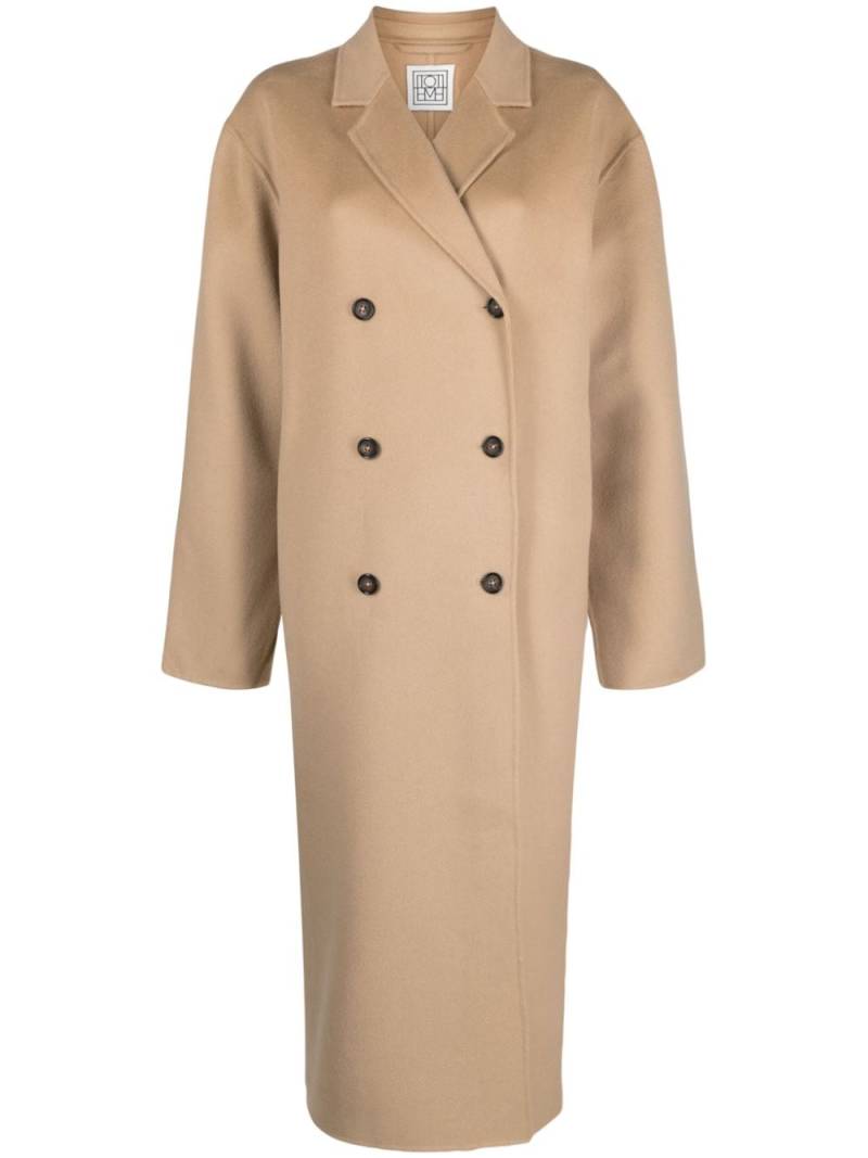 TOTEME double-breasted wool coat - Neutrals von TOTEME