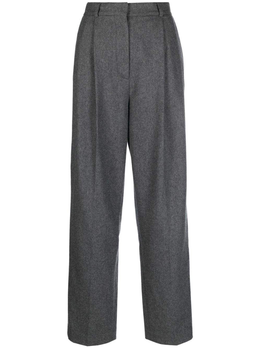 TOTEME double-pleated tailored trousers - Grey von TOTEME