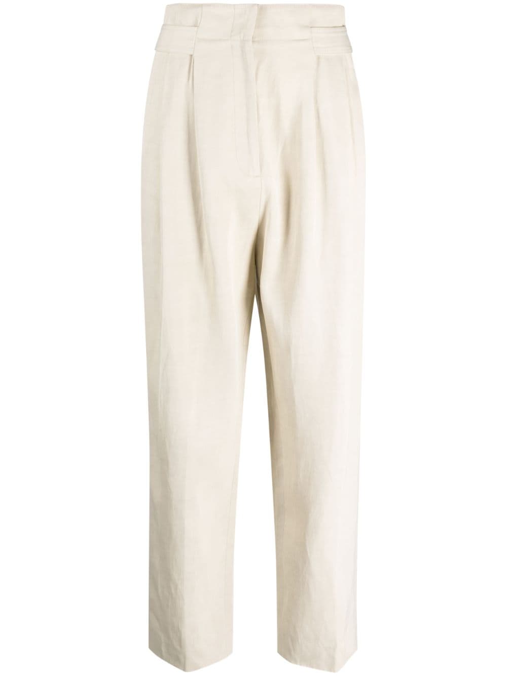 TOTEME double-pleated trousers - Neutrals von TOTEME