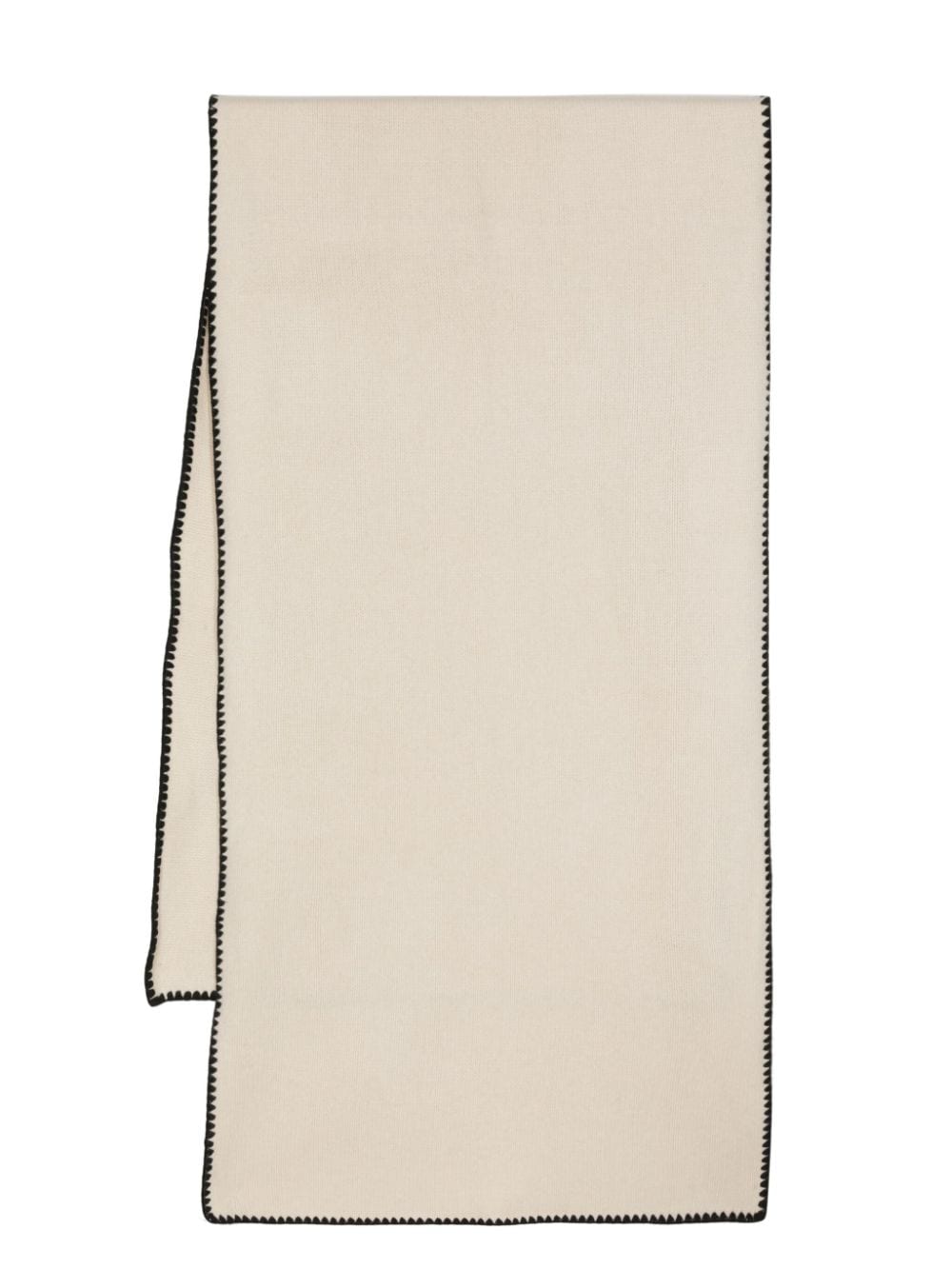 TOTEME embroidered cashmere scarf - White von TOTEME