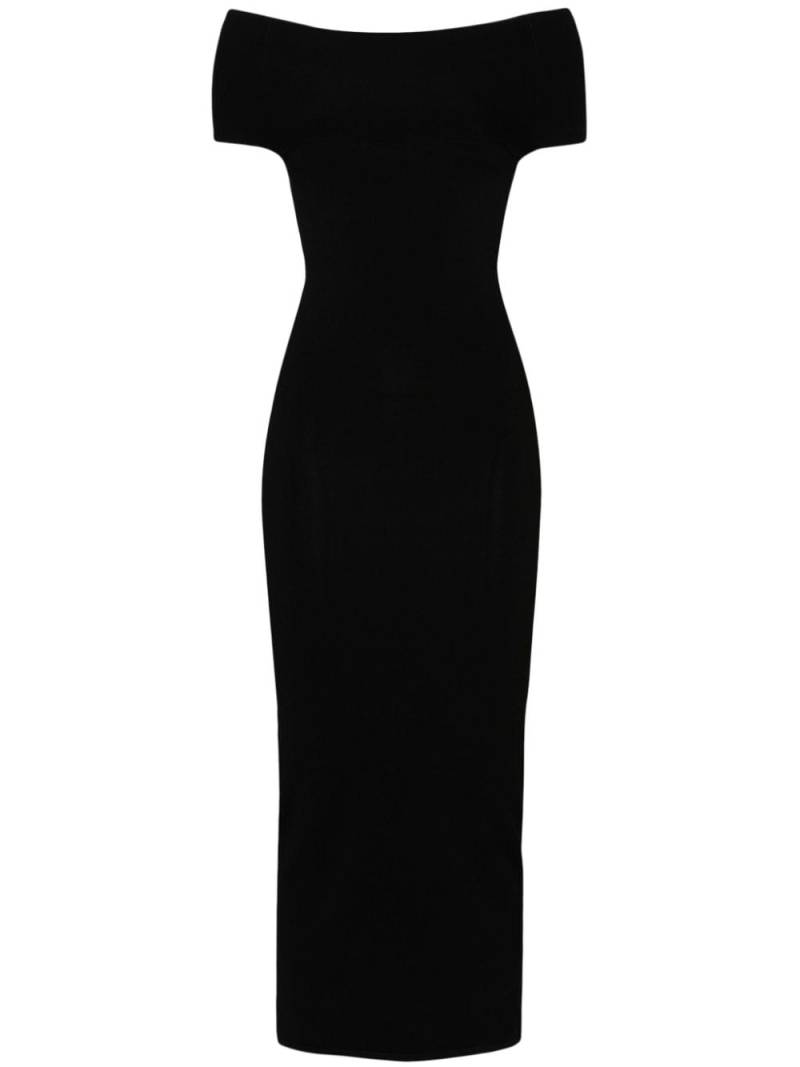 TOTEME fine-knit maxi dress - Black von TOTEME