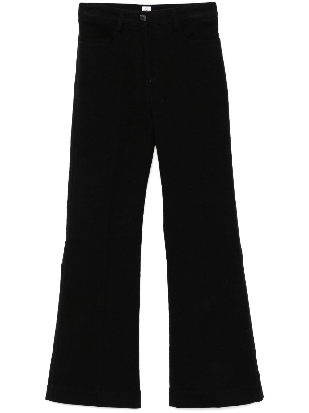 TOTEME flared trousers - Black von TOTEME