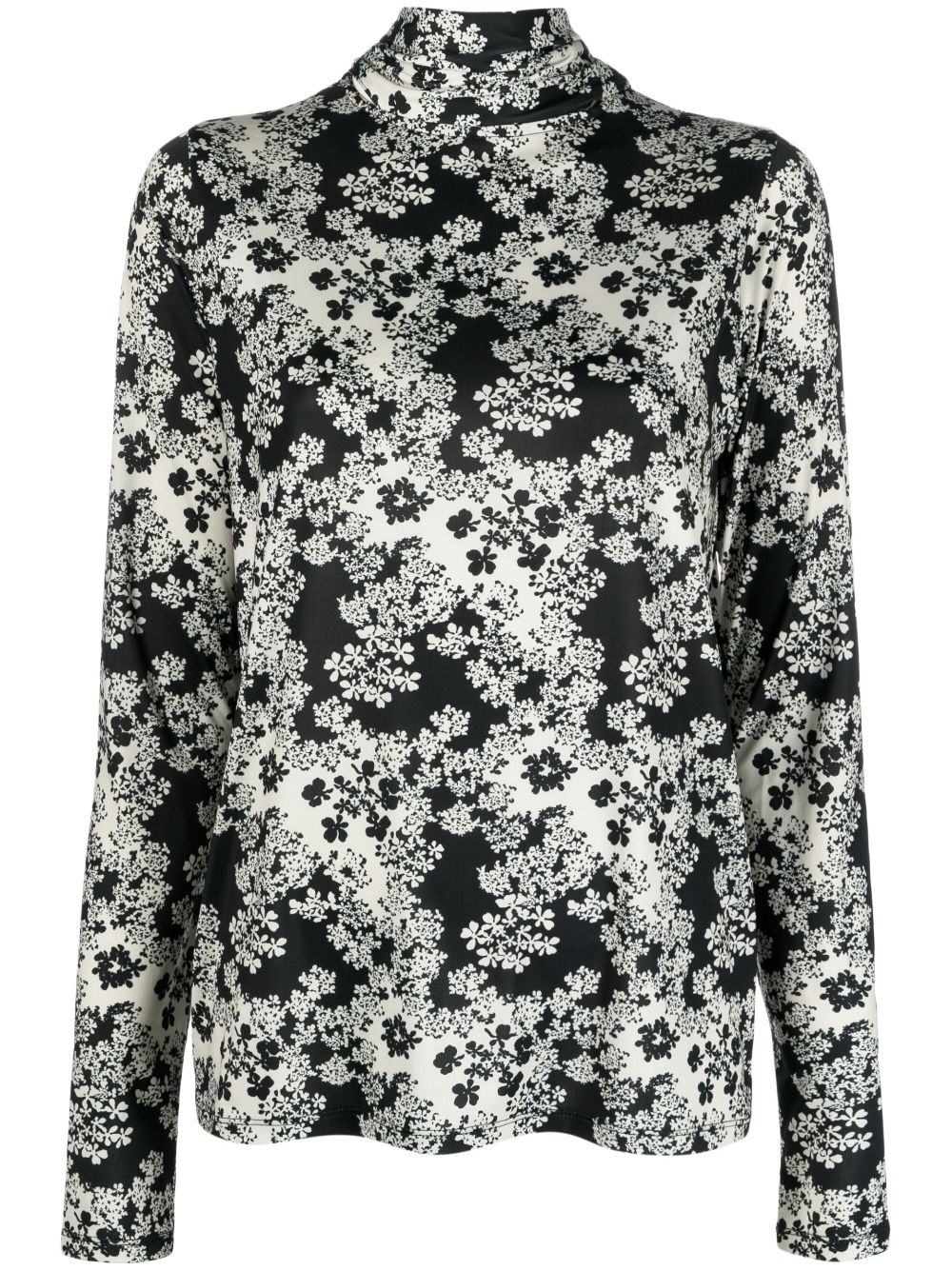 TOTEME floral-print blouse - Black von TOTEME