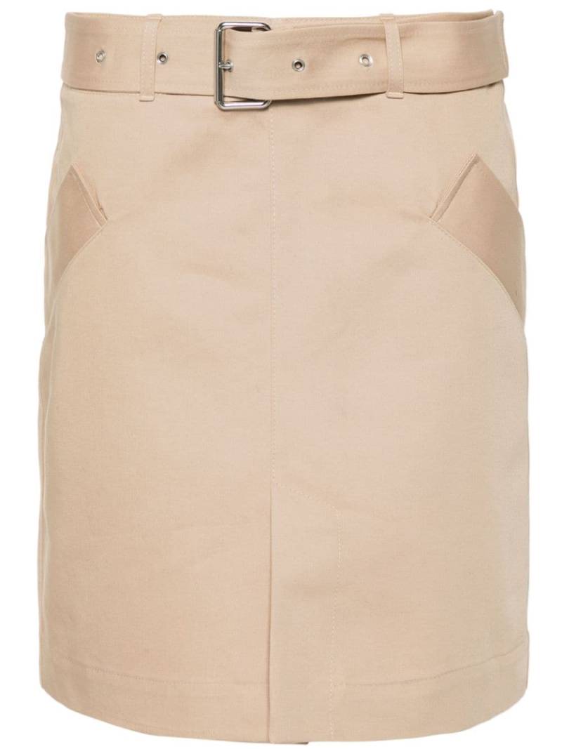 TOTEME front-slit belted skirt - Neutrals von TOTEME