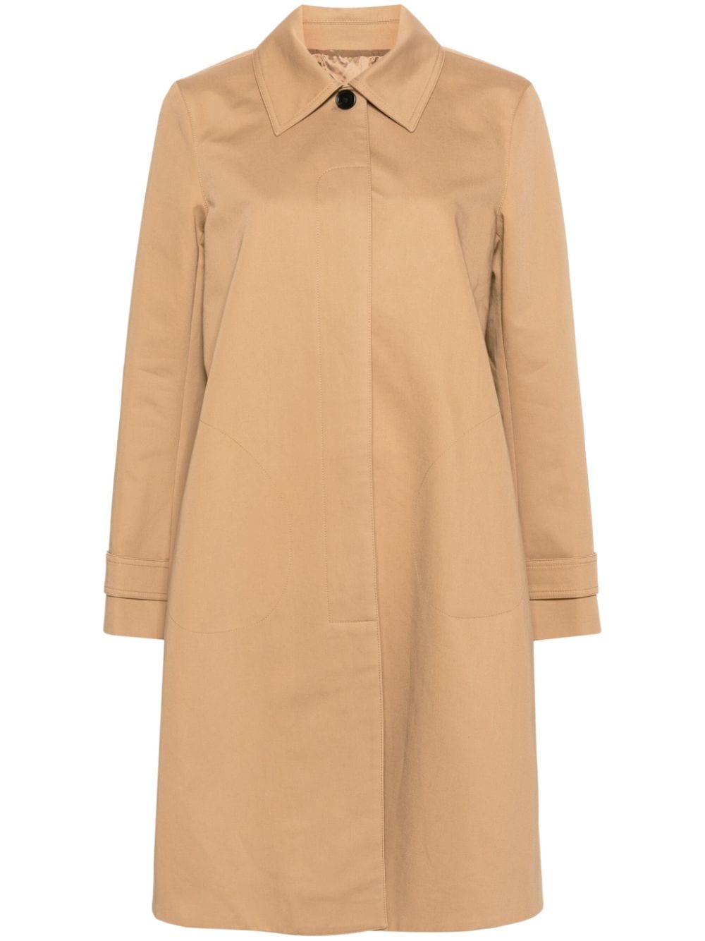 TOTEME gabardine midi raincoat - Brown von TOTEME