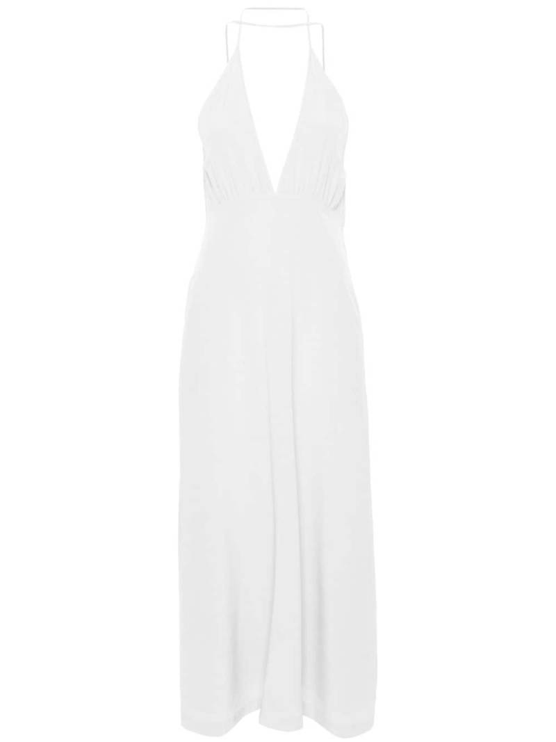 TOTEME halterneck silk dress - Neutrals von TOTEME