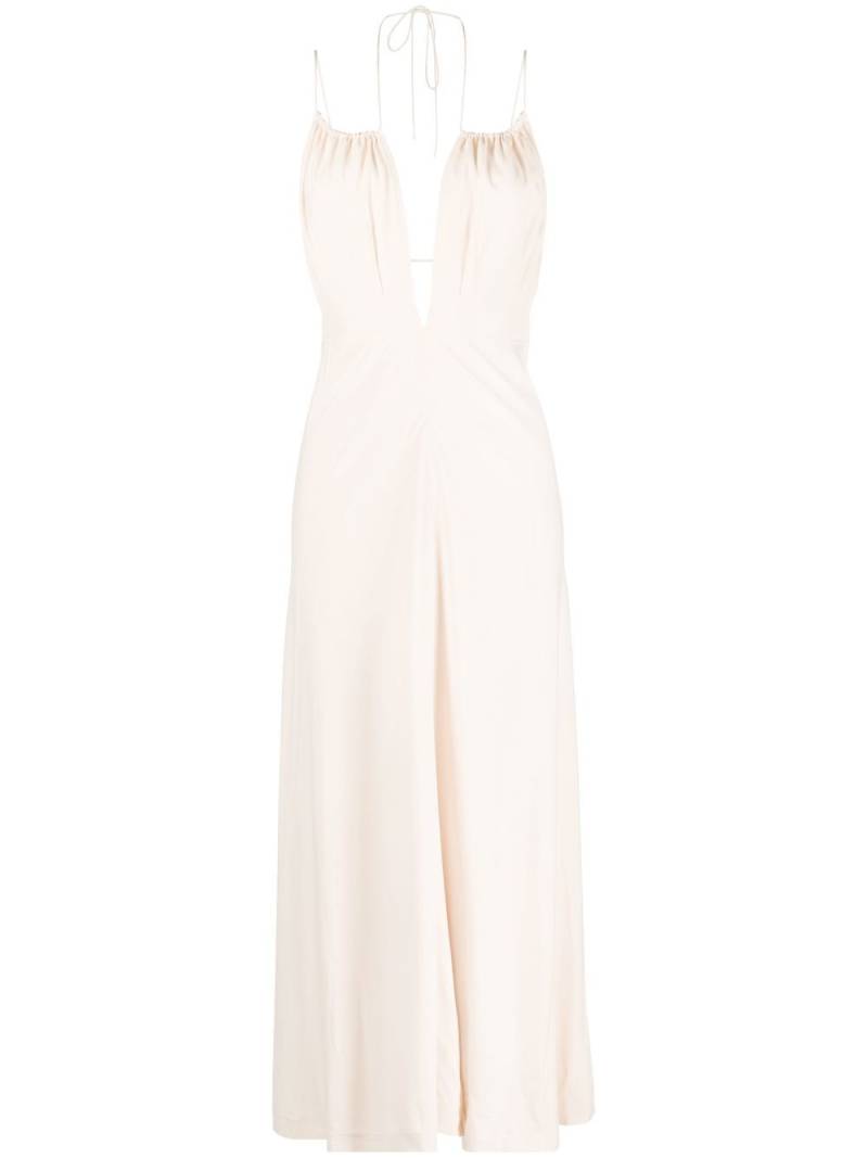 TOTEME halterneck sleeveless maxi dress - Pink von TOTEME