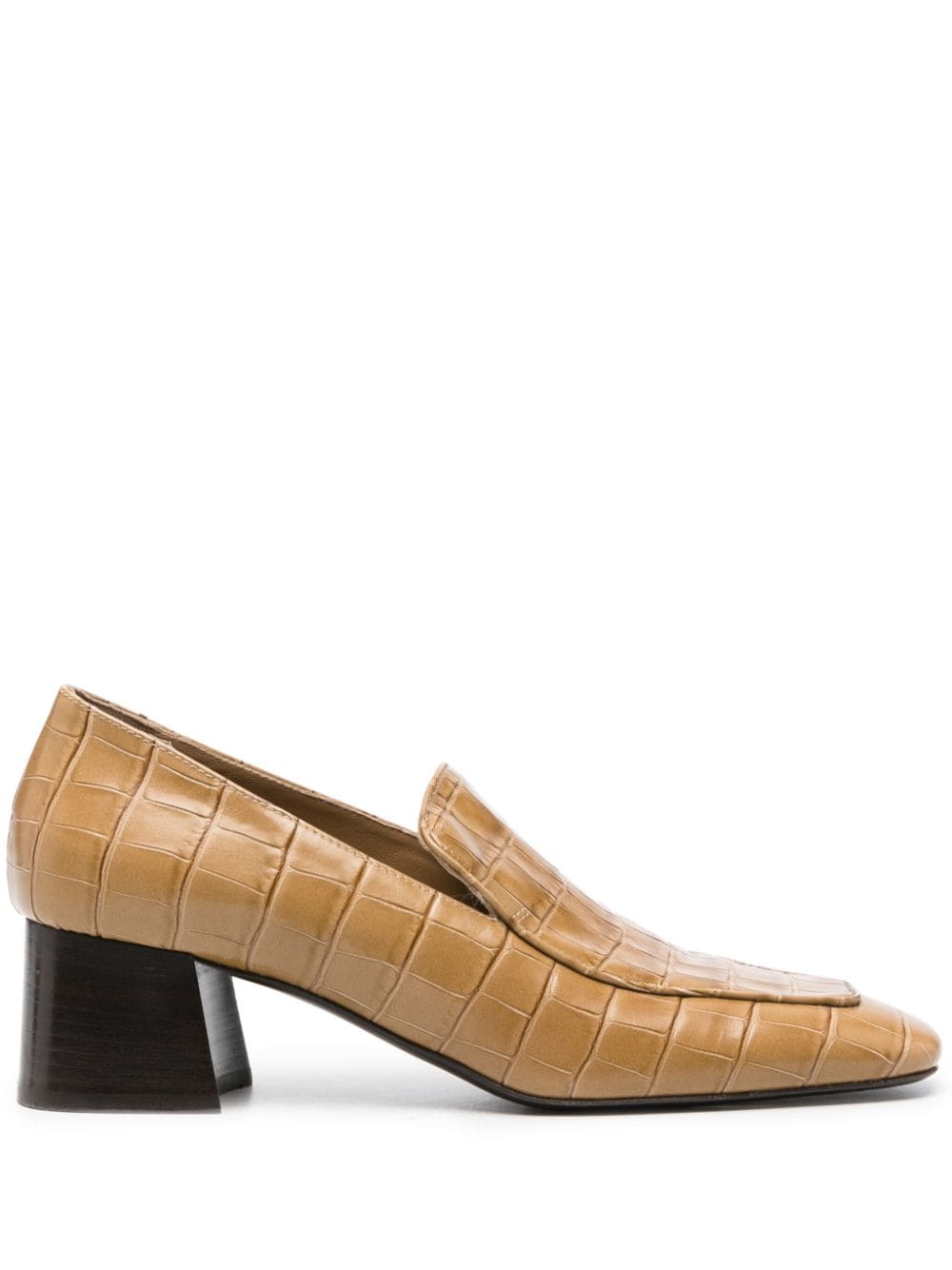 TOTEME The Block-Heel 55mm loafers - Brown von TOTEME