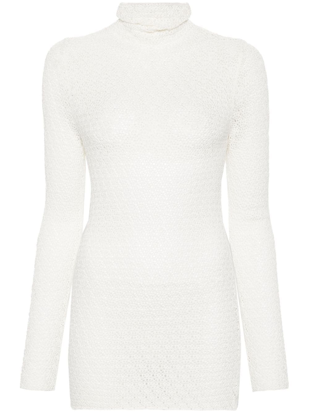 TOTEME high-neck crochet-knit jumper - Neutrals von TOTEME