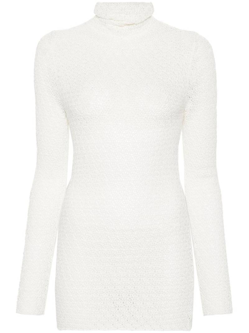 TOTEME high-neck crochet-knit jumper - Neutrals von TOTEME