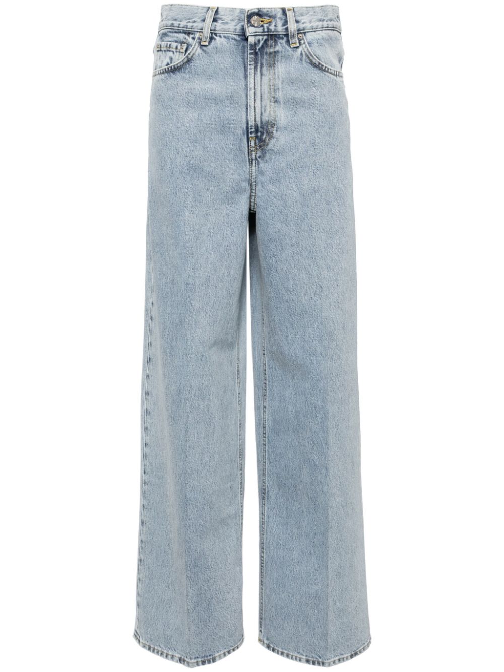 TOTEME high-rise wide-leg jeans - Blue von TOTEME