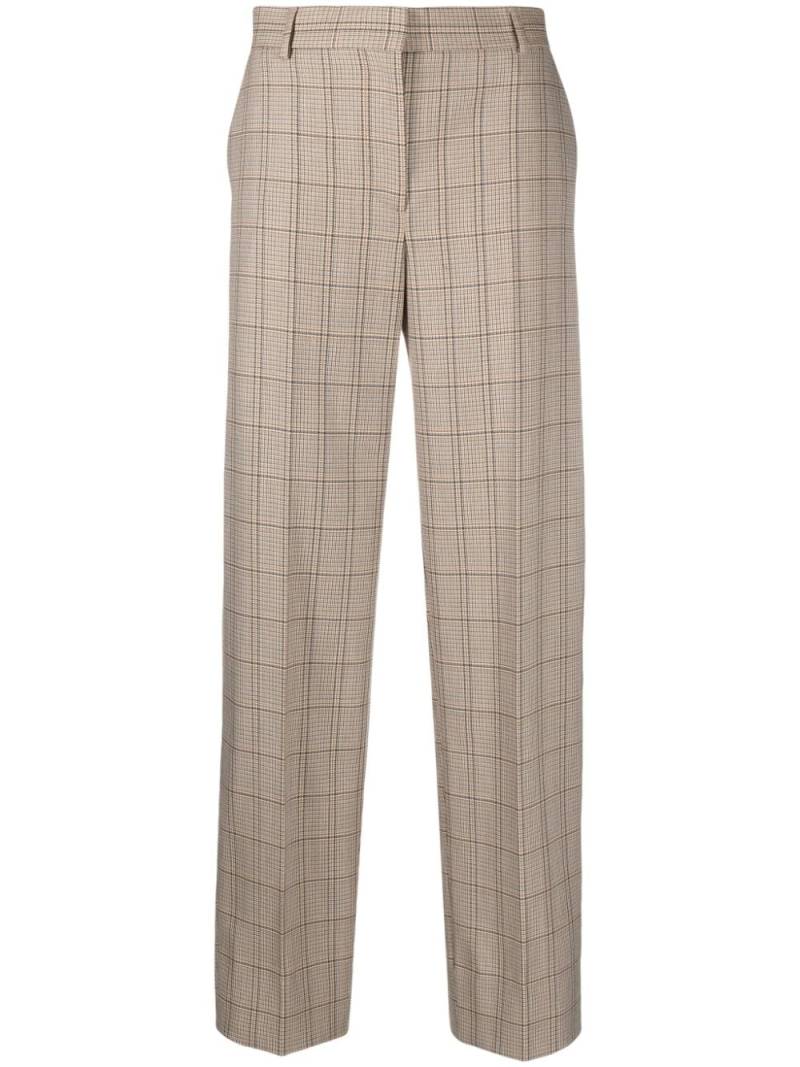 TOTEME windowpane-check tailored trousers - Neutrals von TOTEME