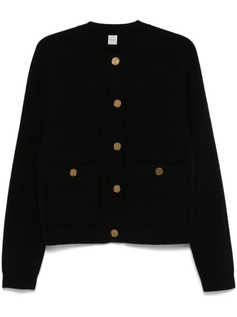 TOTEME knitted cardigan - Black von TOTEME