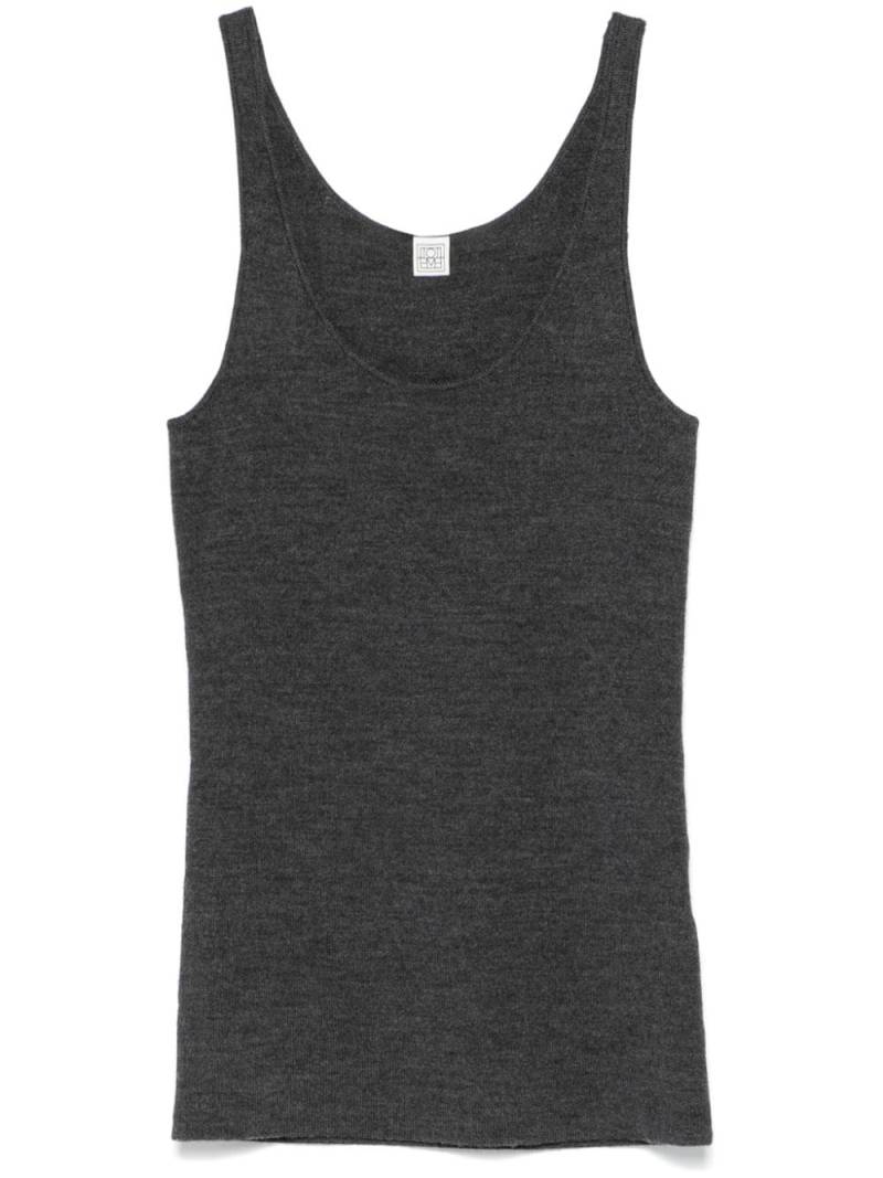 TOTEME knitted tank top - Grey von TOTEME