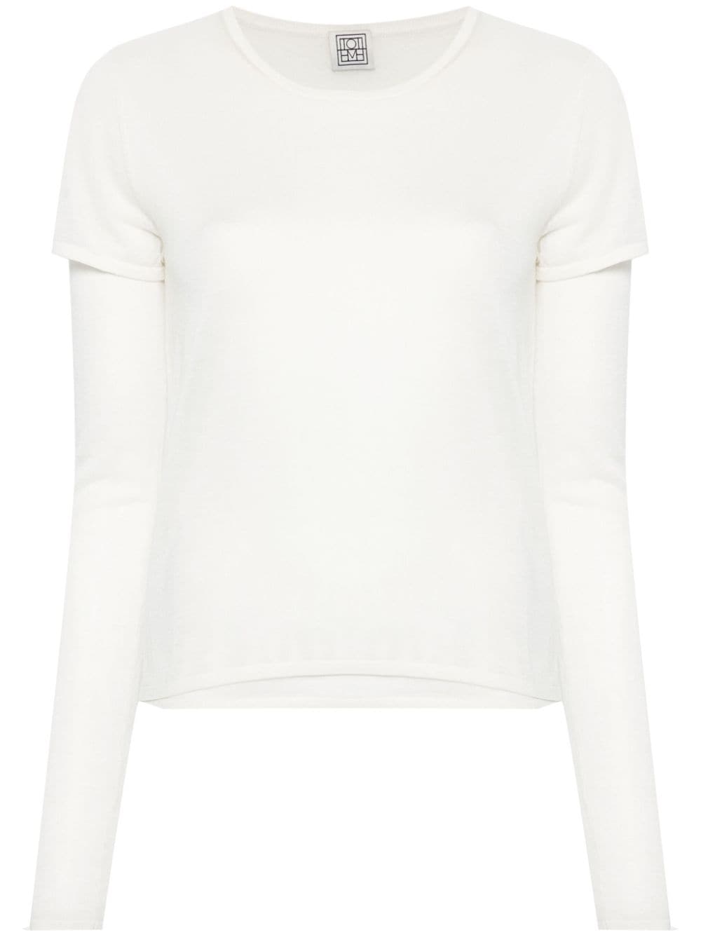 TOTEME layered fine-knit jumper - Neutrals von TOTEME