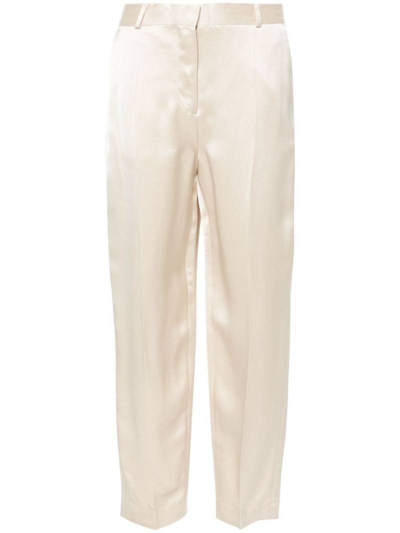 TOTEME low-rise satin trousers - Neutrals von TOTEME