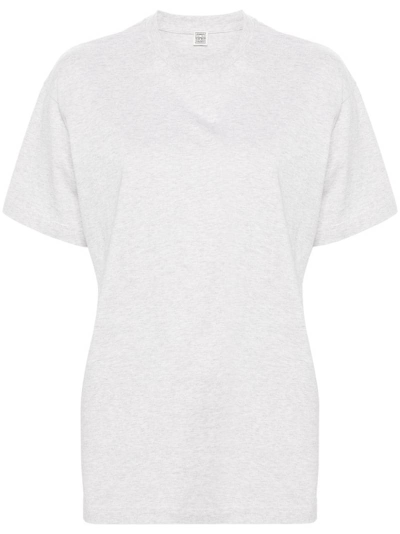 TOTEME mélange-effect T-shirt - Grey von TOTEME