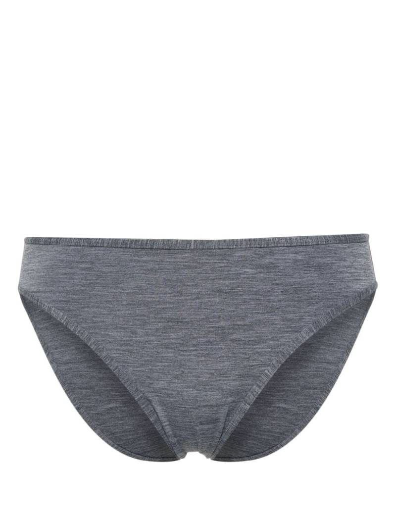 TOTEME mélange-effect bikini bottom - Grey von TOTEME