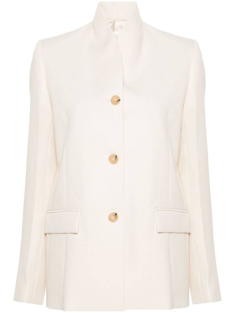 TOTEME no-lapels single-breasted blazer - Neutrals von TOTEME