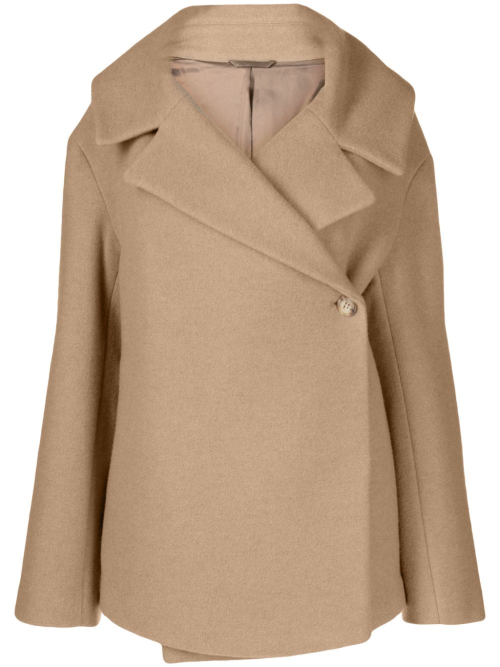 TOTEME wrap felted jacket - Neutrals von TOTEME