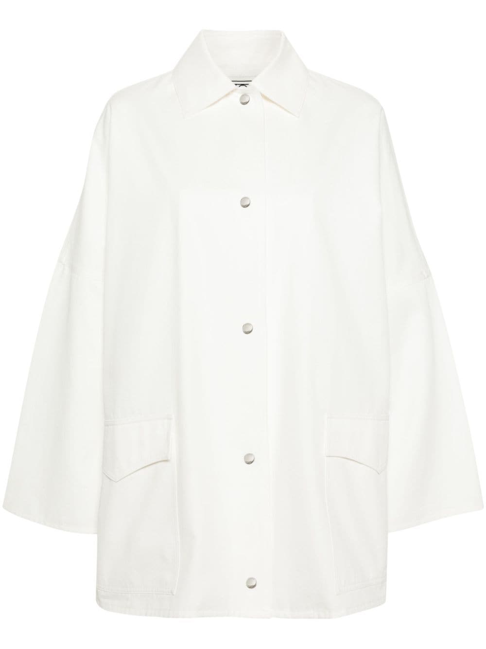 TOTEME organic-cotton shirt jacket - White von TOTEME