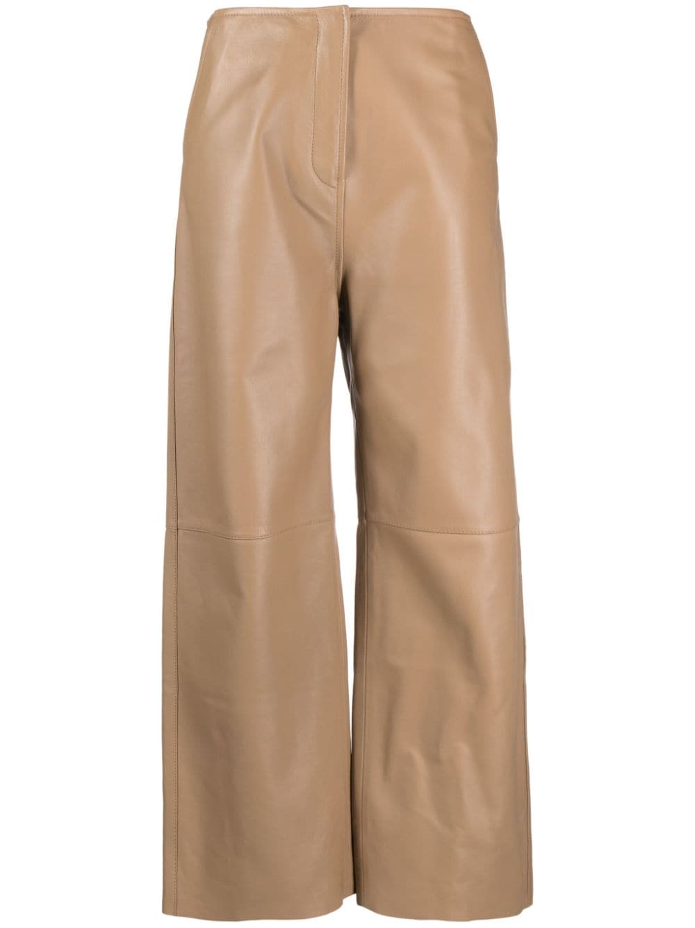 TOTEME paneled leather trousers - Neutrals von TOTEME