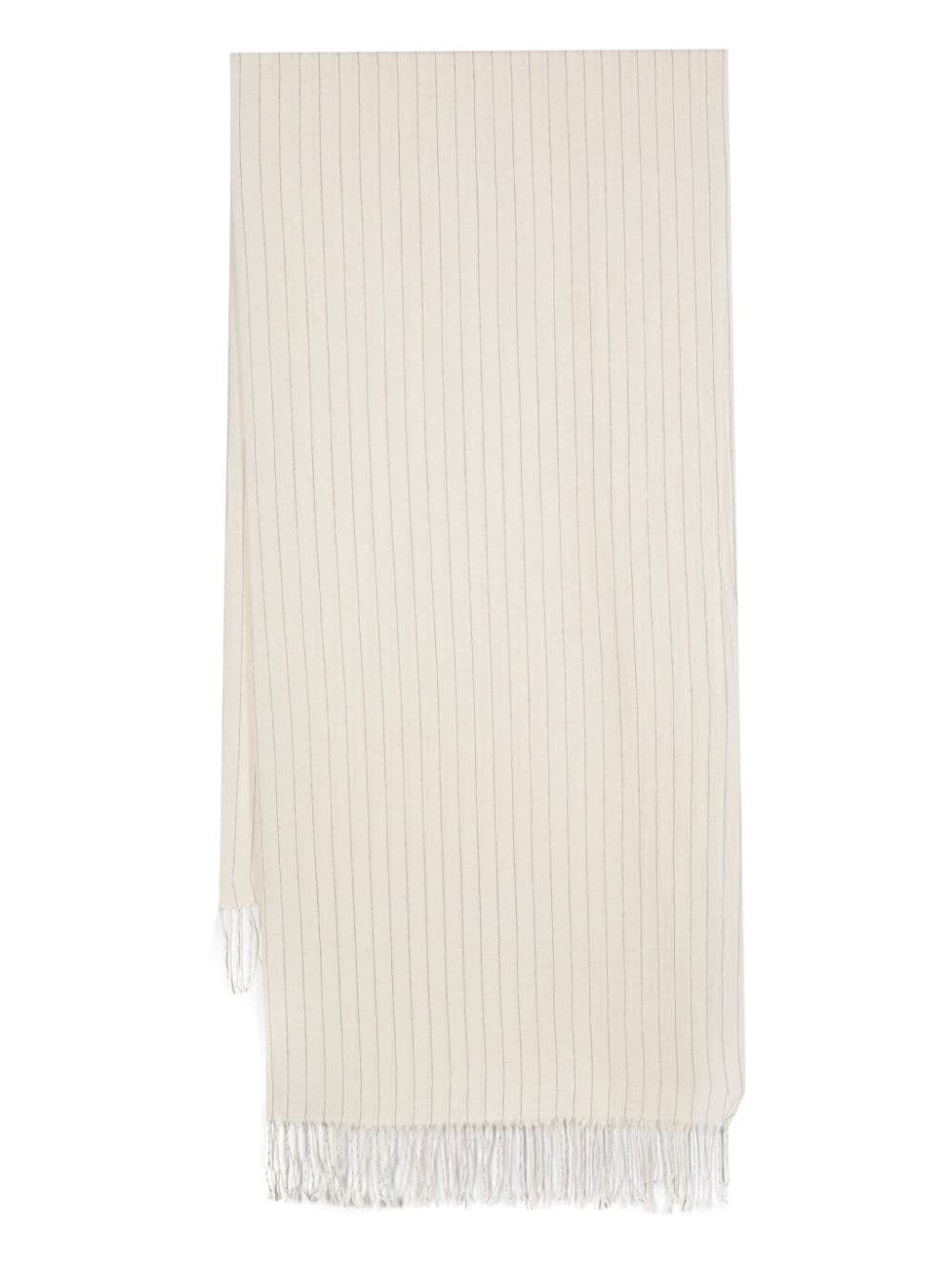 TOTEME pinstripe cotton sarong - Neutrals von TOTEME