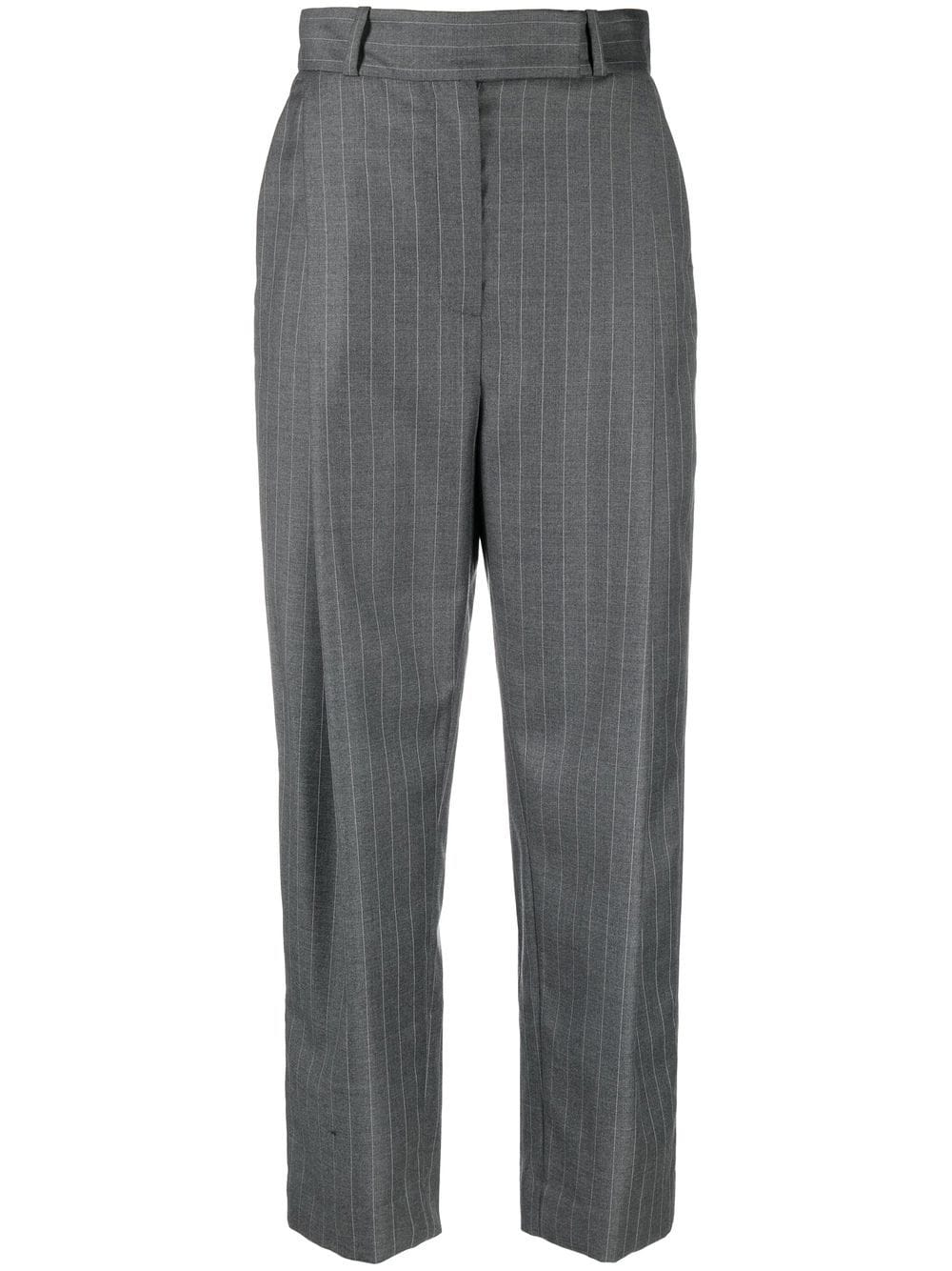 TOTEME pinstripe-print tailored trousers - Grey von TOTEME