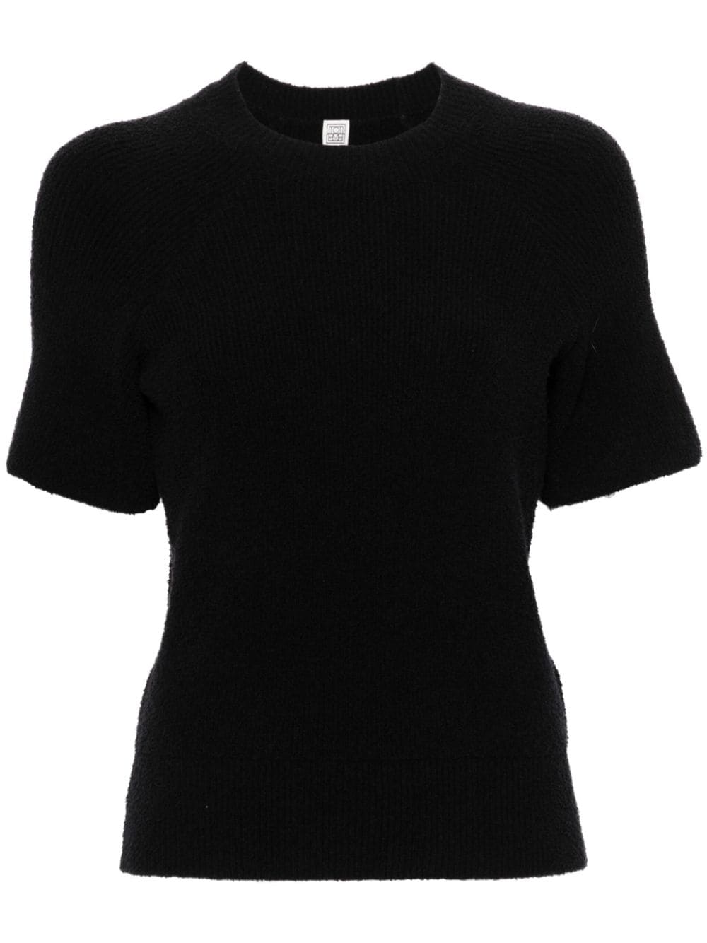 TOTEME raglan-sleeves terry jumper - Black von TOTEME