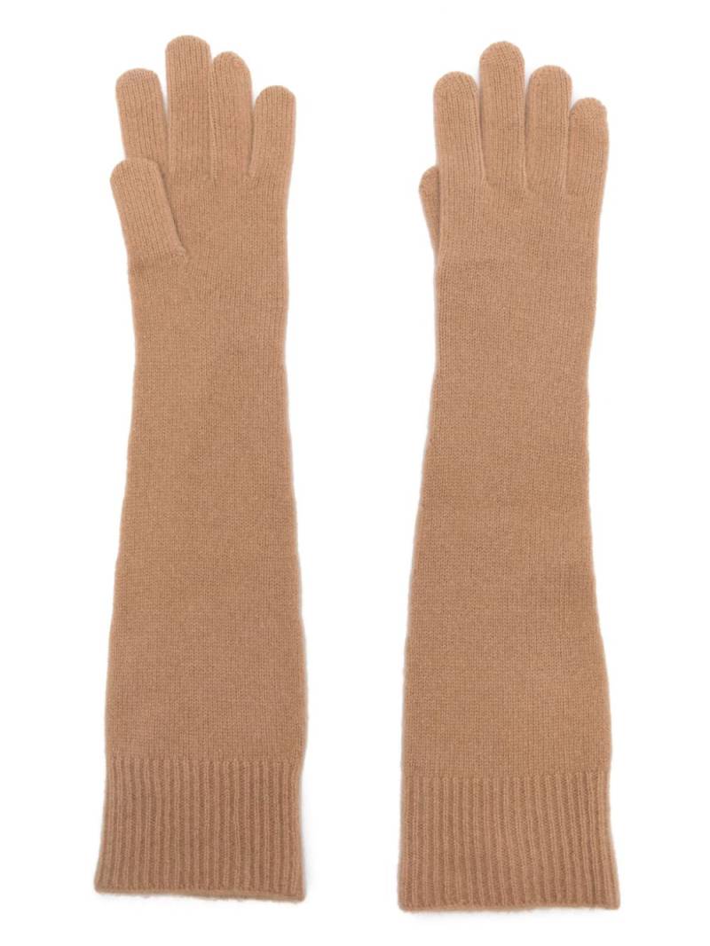 TOTEME ribbed gloves - Neutrals von TOTEME