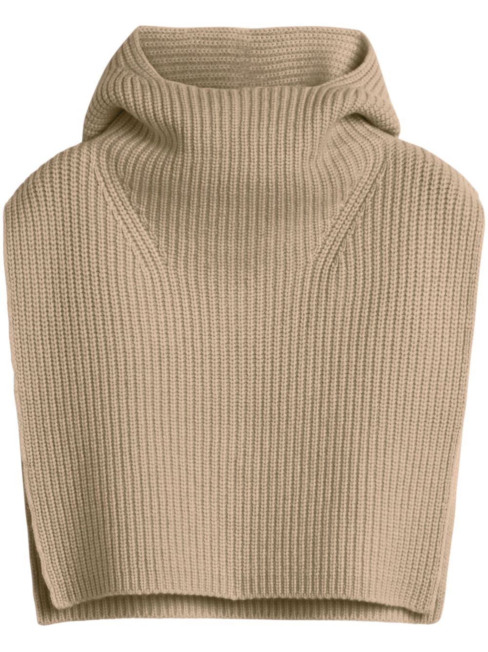 TOTEME ribbed knit neck warmer - Neutrals von TOTEME