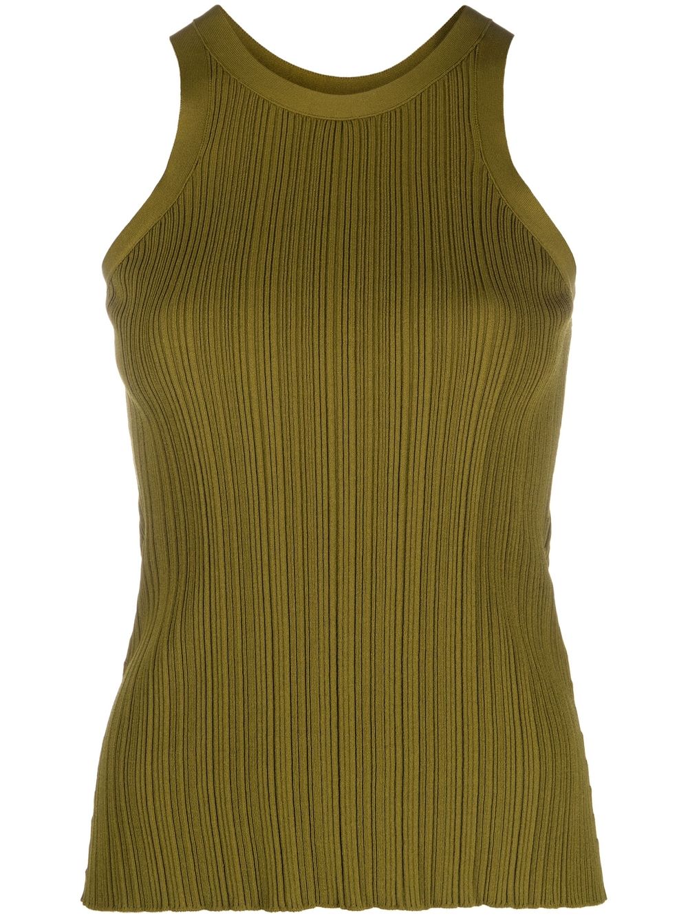 TOTEME ribbed-knit vest - Green von TOTEME