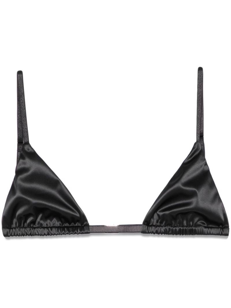 TOTEME satin bralette - Black von TOTEME