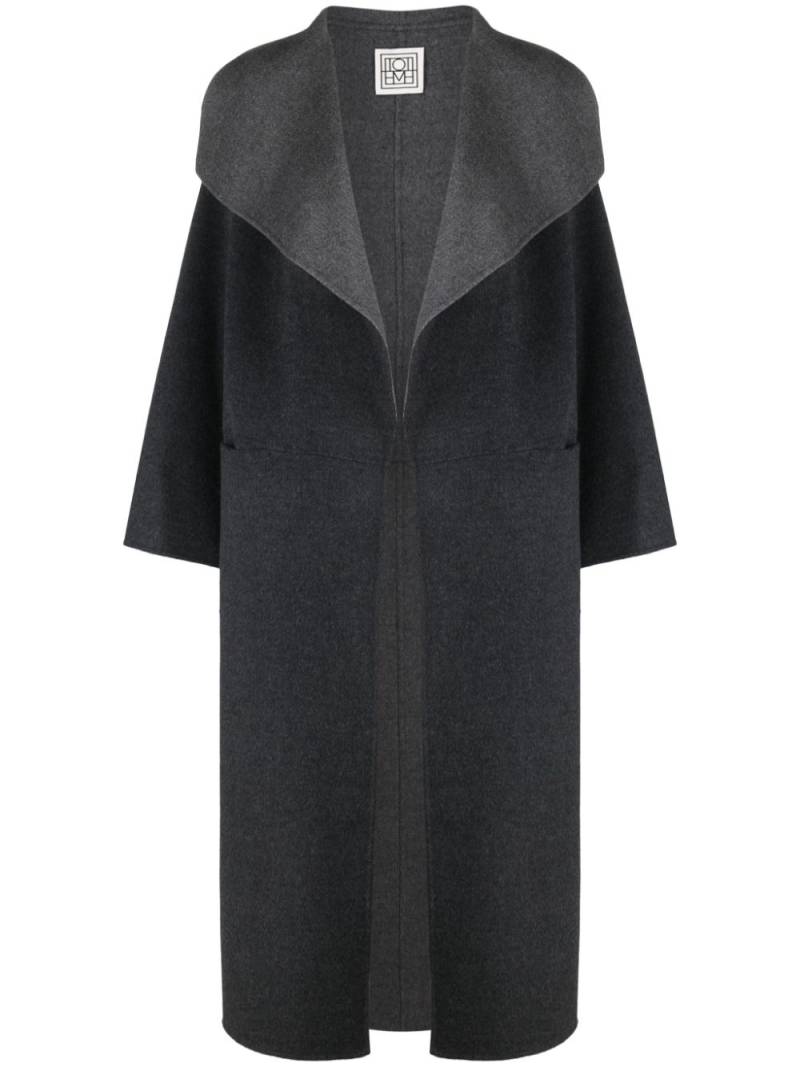 TOTEME Signature wool-cashmere coat - Grey von TOTEME