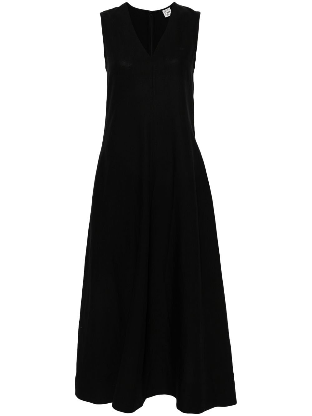 TOTEME shantung midi dress - Black von TOTEME