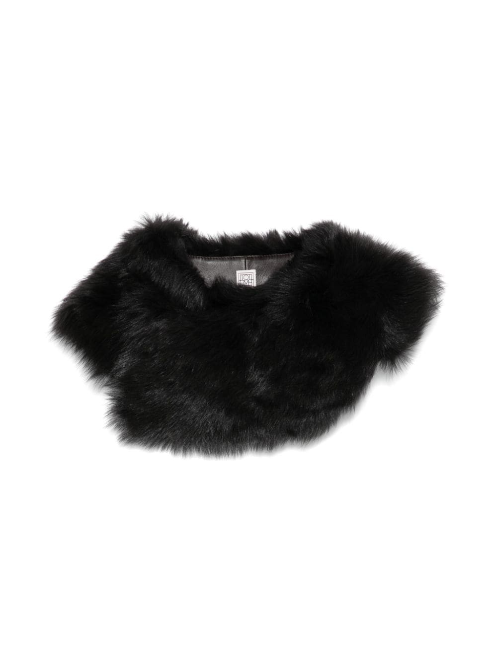 TOTEME shearling collar - Black von TOTEME