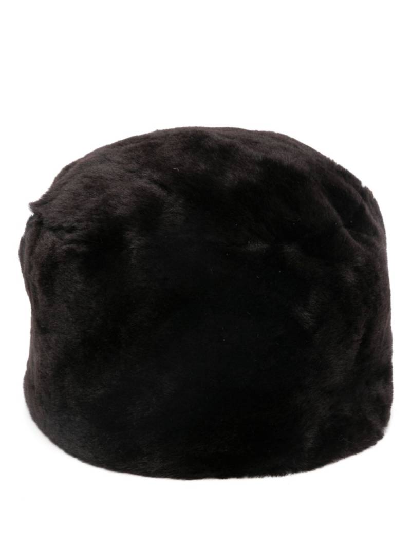 TOTEME shearling hat - Brown von TOTEME