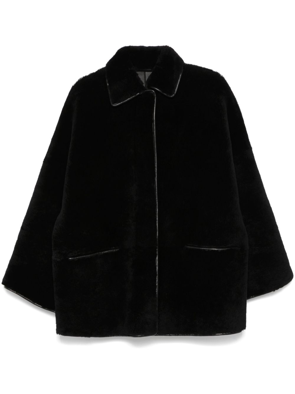 TOTEME shearling jacket - Black von TOTEME